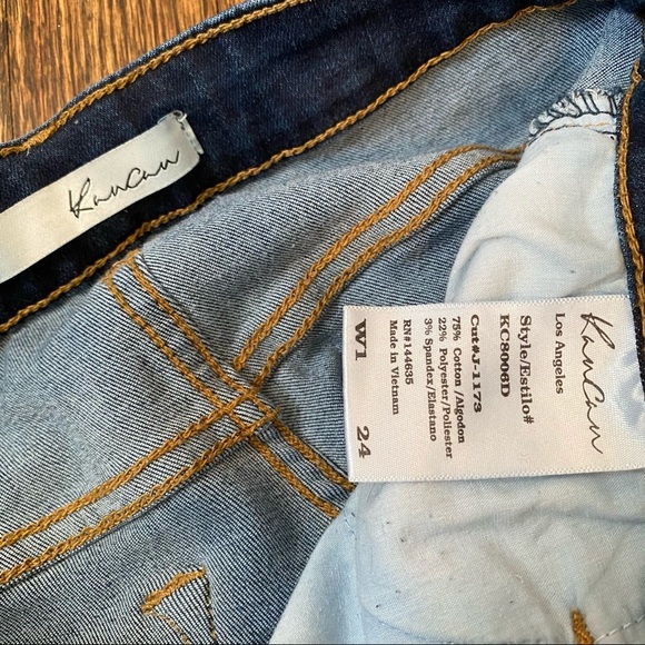 KanCan Distressed Estilo Skinny Jeans - Picture 5 of 10